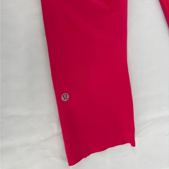 Lululemon Fast & Free Crop II *Nulux 19" Fuchsia Pink - Picture 4 of 11